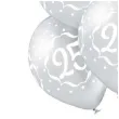 balony liczba 25 srebrny metalik belbal 12 6 szt