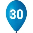 balony liczba 30 niebieski godan 12 5 szt
