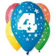 balony liczba 4 pastel mix gemar 12 25 szt