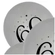 balony liczba 60 srebrny godan 12 5 szt