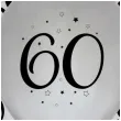balony liczba 60 srebrny godan 12 5 szt