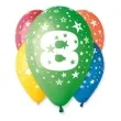 balony liczba 8 pastel mix gemar 12 5 szt