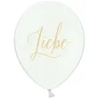 balony liebe milosc biale 12 strong 50 szt
