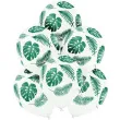 balony liscie palmy pastel biale belbal 12 6 szt