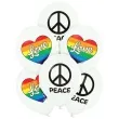 balony love and peace pacyfka bialy belbal 12 6 szt