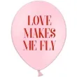 balony loves makes me fly pastel rozowe strong 12 6 szt