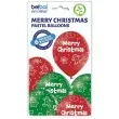 balony merry chistmas pastel mix belbal 12 6 szt