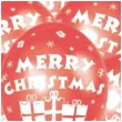 balony merry christmas czerwone amscan 11 6 szt