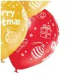 balony merry christmass metalik mix belbal 12 6 szt