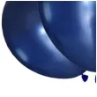 balony metalic granatowe dekoracje polska 12 5 szt
