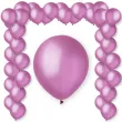 balony metalic light pink rozowy metaliczny decomex 9 100 szt