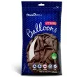 balony metallic brazowe kawowe 10 strong 100 szt