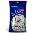 balony metallic srebrne jasny 5 strong 100 szt