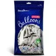 balony metallic srebrny jasny 12 strong 100 szt