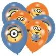 balony minionki pastel mix amscan 9 6 szt