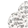balony mloda para bialy metalik belbal 12 6 szt