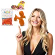 balony modeliny classic 260 pomaranczowe gemar 100 szt