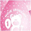 balony moje 1 urodziny mis rozowe gemar 5szt