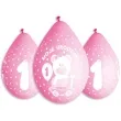 balony moje 1 urodziny mis rozowe gemar 5szt