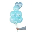 balony mom to be blekitny partydeco 12 50 szt