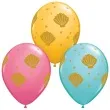 balony muszelki morskie qualatex 11 25 szt