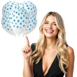 balony niebieskie kropki transparent gemar 12 5 szt