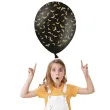 balony nietoperze pastel czarne strong 12 6 szt