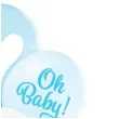balony oh baby boy chlopiec niebieskie belbal 12 6 szt