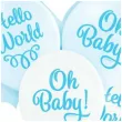 balony oh baby boy chlopiec niebieskie belbal 12 6 szt