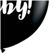 balony oh baby czarny qualatex 36 2 szt