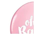 balony oh baby rozowe qualatex 11 25 szt