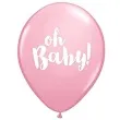 balony oh baby rozowe qualatex 11 25 szt