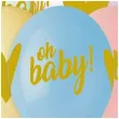 balony oh baby z sercem 13 gemar 5 szt