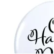 balony oh happy day bialy qualatex 11 25 szt