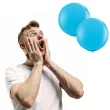 balony okragle blekitne qualatex 36 2 szt