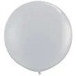 balony okragle szare qualatex 36 2 szt