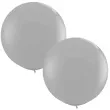 balony okragle szare qualatex 36 2 szt