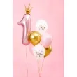balony one 1 urodziny biale partydeco 12 50 szt