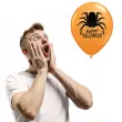 balony pajak halloween pomaranczowe pastel qualatex 11 25 szt