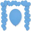 balony pastel baby blue decomex blekitny 9 100 szt
