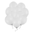 balony pastel biale 10 strong 100 szt