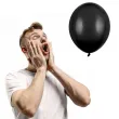 balony pastel czarne 12 strong 100 szt