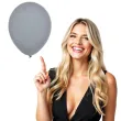 balony pastel gray decomex szary 11 100 szt