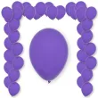 balony pastel lavender decomex fioletowy 9 100 szt