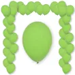 balony pastel lime green decomex zielony jasny 11 100 szt