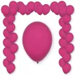 balony pastel magenta decomex rozowy 11 100 szt