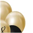 balony pastel metalik mix liczba 18 zloty czarny godan 12 7 szt