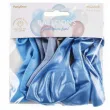 balony pastel metalik mix niebieski partydeco 12 10 szt