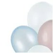 balony pastel metalik mix niebieski partydeco 12 10 szt