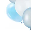 balony pastel metalik mix niebieski partydeco 12 10 szt